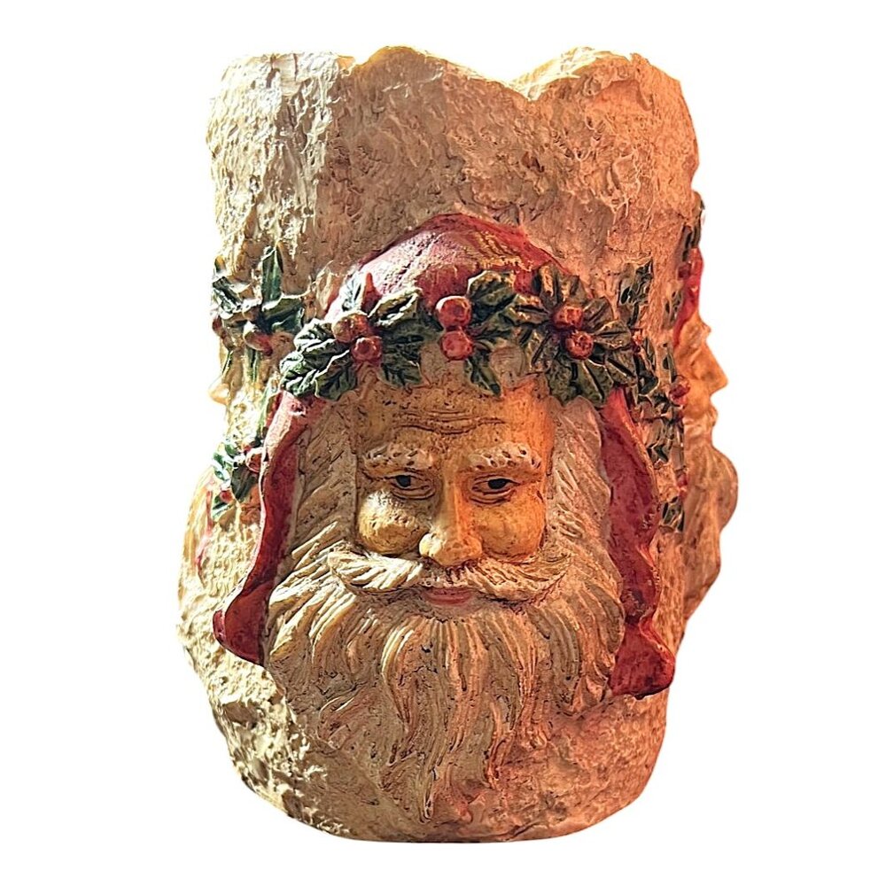 House of Lloyd Christmas Around the World Black Forest Santa Candleholder